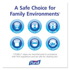 PURELL 902210BX Sanitizing Hand Wipes, 5 x 7, 100/Box