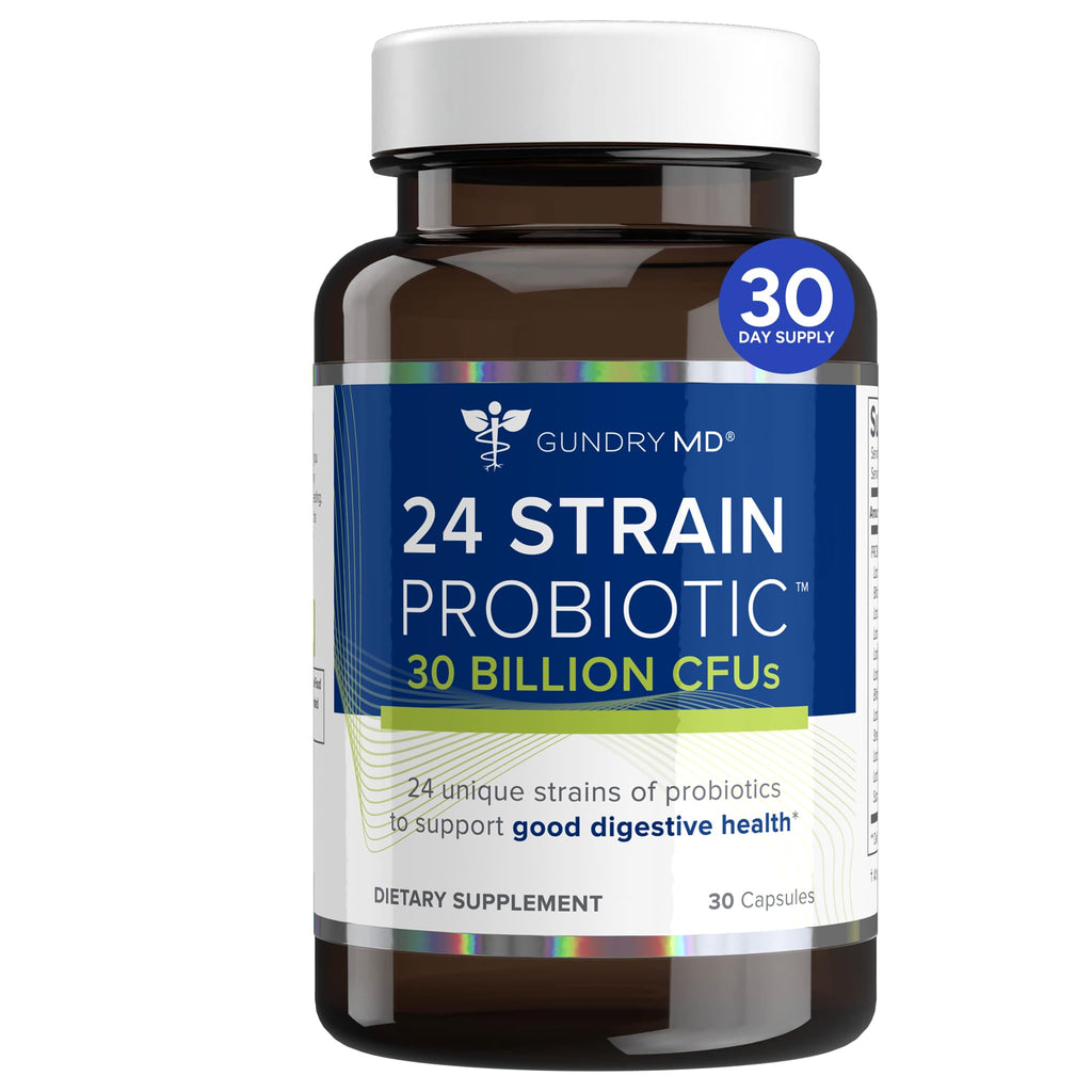 Gundry MD® 24 Strain Probiotic, 30 Billion CFU, 30 Capsules