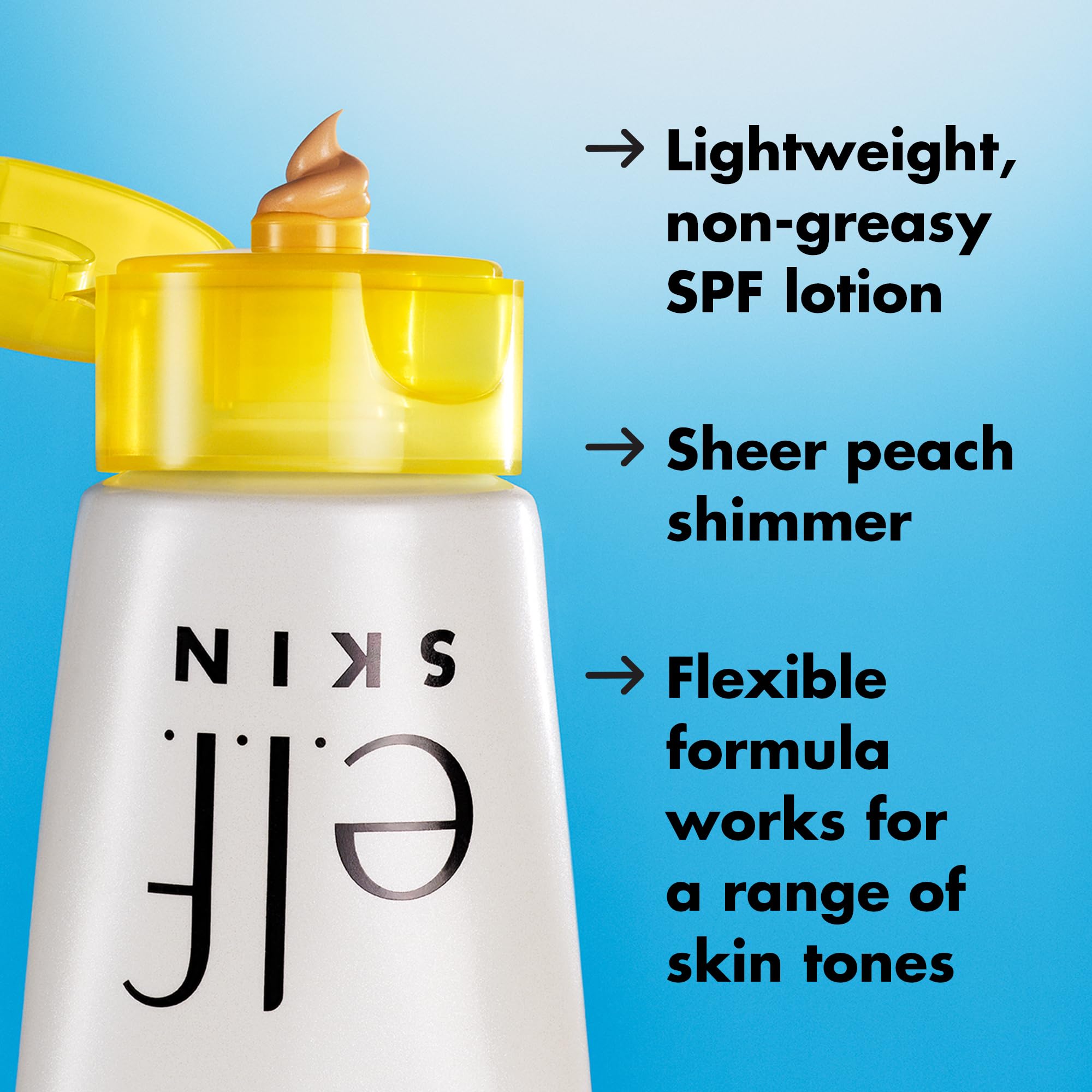 Buy now e.l.f. SKIN Suntouchable Whoa Glow SPF 30 Mini, Sunscreen & Makeup Primer For A Glowy Finish, Made With Hyaluronic Acid, Vegan & Cruelty-Free, Sunbeam at indiglob india