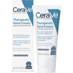 CeraVe Therapeutic Hand Cream, Hyaluronic Acid & Niacinamide Lotion, 3oz | Dermatologist-Tested Dimethicone Hand Lotion Protects Over-Worked Skin; Ideal Hand Cream For Dry Cracked Hands