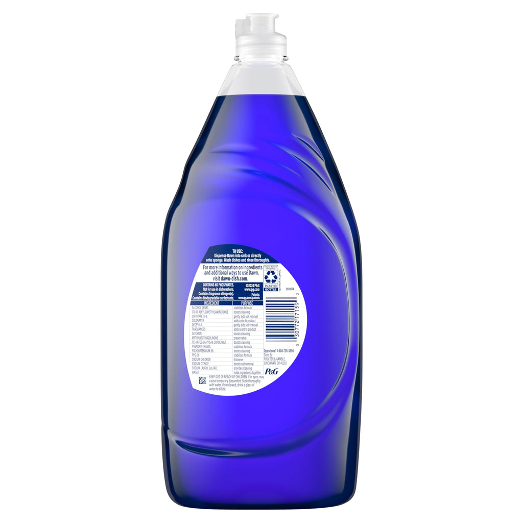 Dawn Platinum Plus PowerSuds Liquid Dish Soap, 38 oz. Bottle