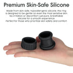6-Piece Silicone Cock Ring Set, Penis Ring and Ball Stretcher for Men