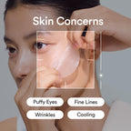 Abib Vegan Collagen Eye Patches for Wrinkles & Fine Line with Jericho Rose Jelly & Peptides, 60 Count, Korean Skin Care