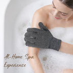 12 Pcs Exfoliating Gloves, Exfoliating Body Scrubber Exfoliator, Korean Exfoliating Mitt, Dead Skin Remover, Exfoliate Bath Shower Gloves, Moroccan Hand Body Scrub Mitt, Loofah Wash Cloth Washcloth | exfoliating
