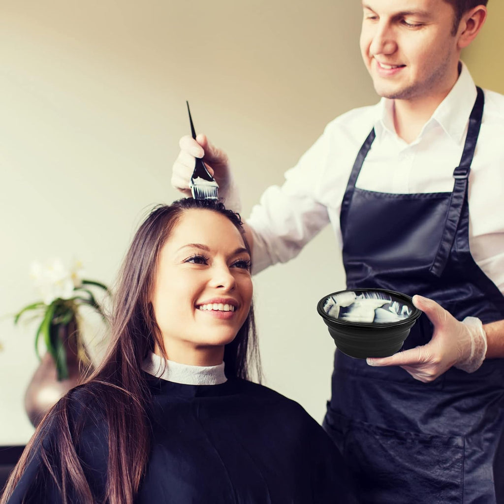 Buy now Yexixsr 5Pcs Professional Salon Hair Coloring Dyeing Kit, Hair Bleach Dit Hair Coloring Products with Hair Dye Brush, Hair Color Bowl, Hair Clips at indiglob india