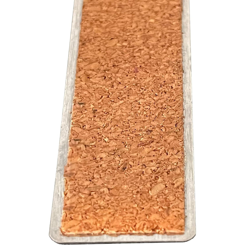 Westcott 10414 Stainless Steel Metal Ruler with Non-Slip Cork Base, 6 in