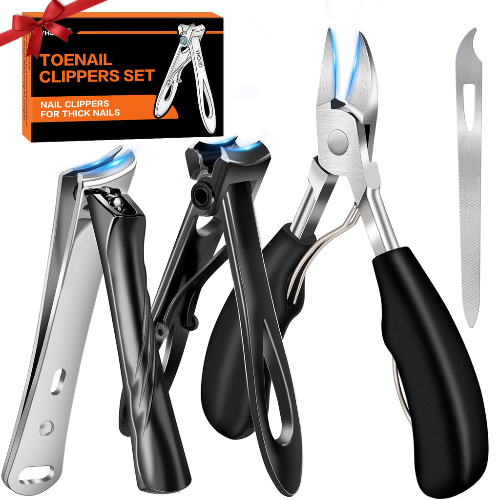 Toe Nail Clippers for Men, Toenail Clippers for Thick Nails for Seniors