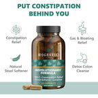 Buy now Digestic - Laxative for Constipation Relief, Stool Softener for IBS Severe and Strong Constipation 100% Natural - 60 Capsules - Colon Cleanse, Detox Cleanse, Gas and Bloating Stomach Relief for Adults at indiglob india