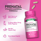 Nature's Truth Prenatal Vitamins With Folic Acid | 60 Capsules | Non-GMO & Gluten Free Supplement | Non-GMO & Gluten Free Supplement