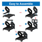 Jiose 4x6 Label Holder - Work with Desktop Thermal Printer (Black)