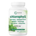 Micro Ingredients Chlorophyll Super Greens Complex | 240 Veggie Capsules with Parsley, Moringa, Spirulina, Chlorella, & More | Gluten-Free, No Additives