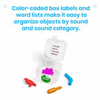 hand2mind Mini Object Phoneme Toolboxes, Phonics Manipulatives, Ages 3+
