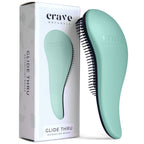 Buy now Crave Naturals Glide Thru Hair Brush - Detangler Brush for Curly, Straight, Wet or Dry Hair - Gentle Detangling Brushes for Adults, Kids, Toddlers - Hair Accessories for Women, 7.5x3" - Pink at indiglob india