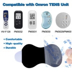 10 Pcs Durable Compatible with Omron Tens Unit Replacement Pads,5Pairs Replacement Electrodes Pad