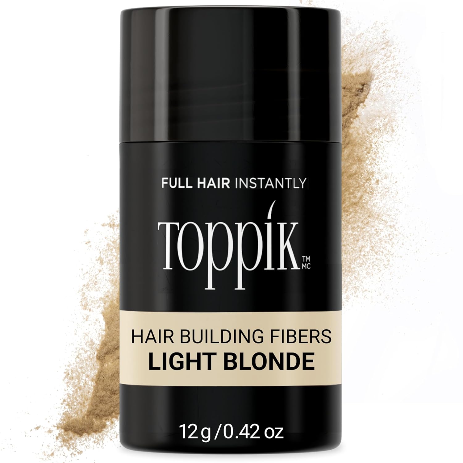 Buy now Toppik Hair Building Fibers, Fill In Fine or Thinning Hair Instantly Thicker, Fuller Looking Hair 9 Shades,4 size options Light Blonde Medium 12g at indiglob india