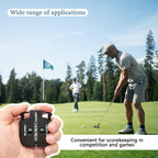Medsuo 2 PCS Golf Score Counter, 2 Player Stroke for Golf Game Scorekeeper