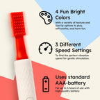 Buy now Gafly Therapens Oral Motor Therapy Tools Stimulate Speech and Feeding - Chewy Vibe Speech Therapy Toys Help Kids with Sensory Needs Chew & Relax - Oral Stimulator Kit Includes 4 Tips, Storage Pouch at indiglob india