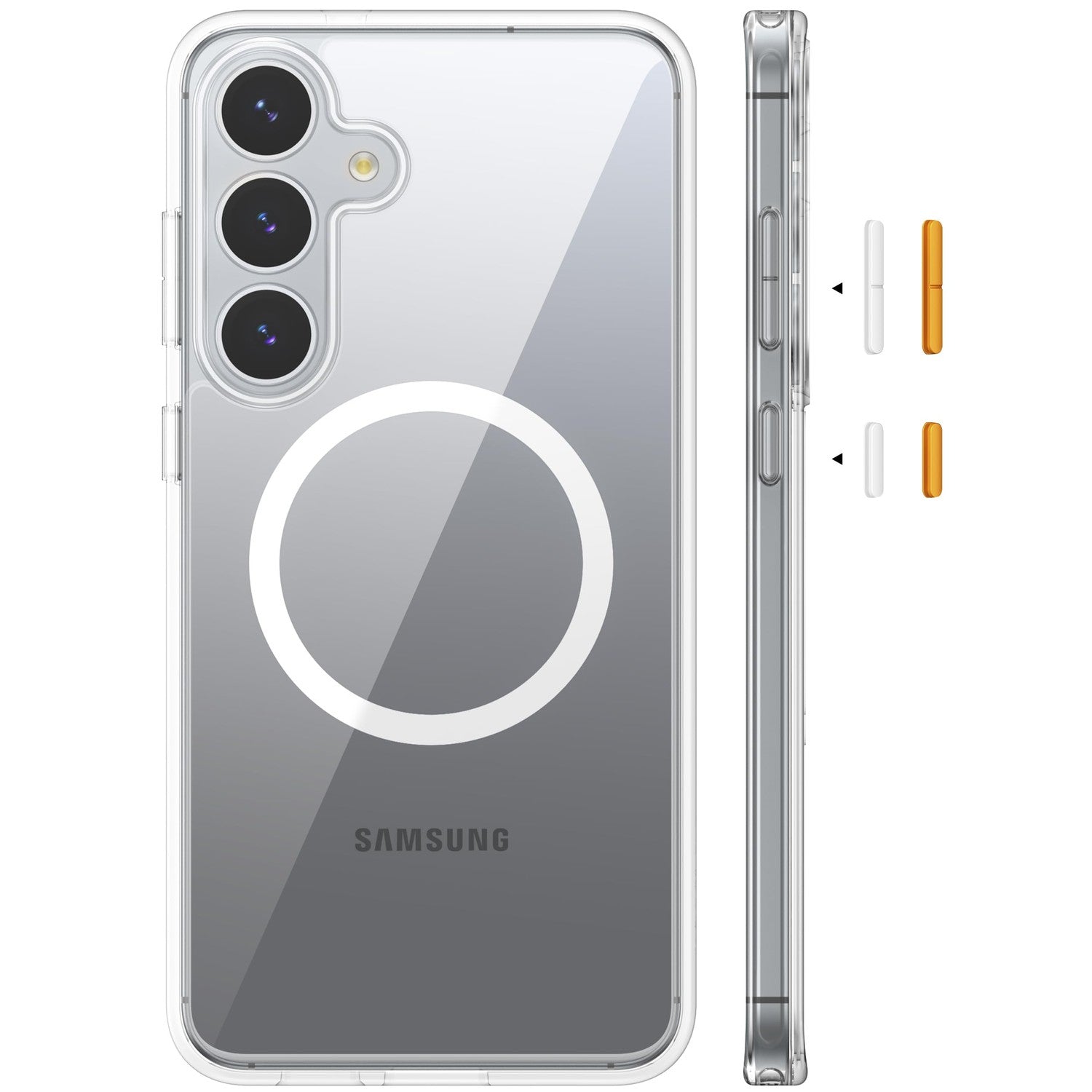 Buy now TORRAS Magnetic Shockproof for Samsung Galaxy S23 Ultra Case, Fit for MagSafe, 4X Military Grade Protection, Translucent Slim Case for Samsung S23 Ultra Case Anti-Fingerprint Anti-Scratch, Black Clear S25 Plus 6.6" at indiglob india