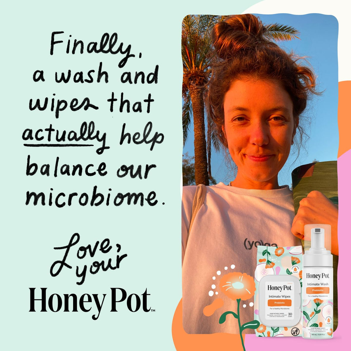 The Honey Pot Company - Feminine Wash – Prebiotic, 5.51 Fl Oz