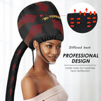 Buy now Bonnet Hair Dryer Attachment, Large - Black, Upgraded Soft Adjustable for Hand Held Hair Dryer, Fast Drying, Ideal for Natural Curly Textured Hair Care and Speeds Up Drying Time at Home at indiglob india
