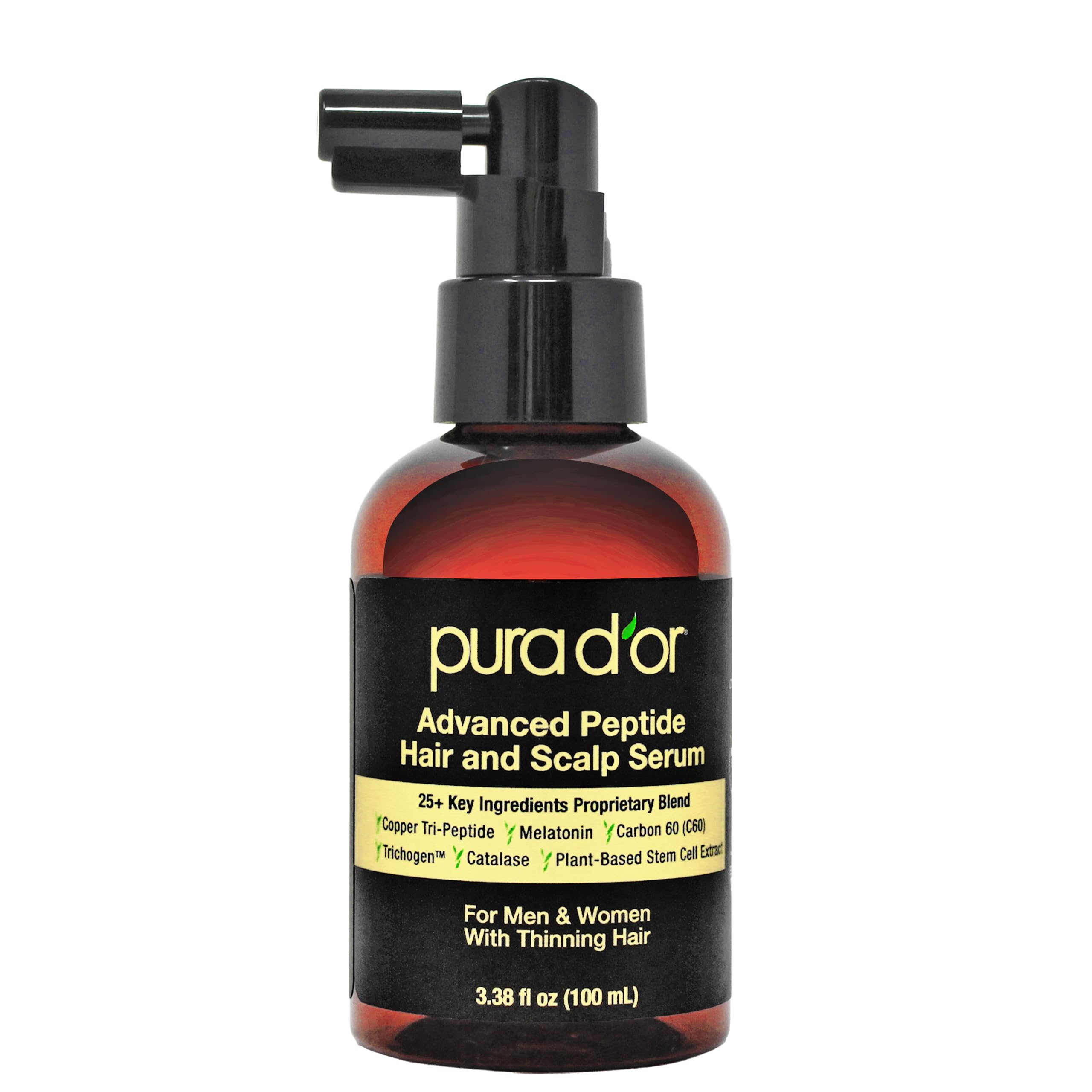 PURA D'OR ORGANIC Rosehip Seed Oil Pure Cold-Pressed for Face, 4oz
