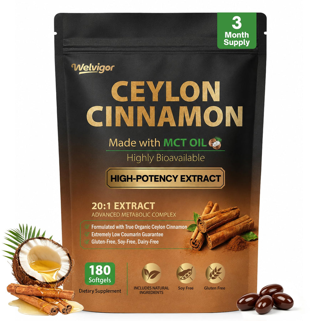 Ceylon Cinnamon with MCT Oil for Daily Metabolic & Energy Support