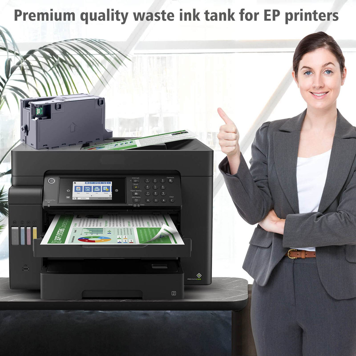 Spaceink C9345 Ink Maintenance Box Tank for ET-8550 ET-16600 ET-5850 ET-5800 ET-16650 ET-8500 WF-7840 WF-7820 ET-5880 WF-7310 ST-C8000 ST-C8090 Printer (PXMB9/C12C934591 Waste