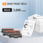 TN830 TN830XL 830 XL/V/R Toner for Brother Printer DCP-L2640DW HL-L2460DW