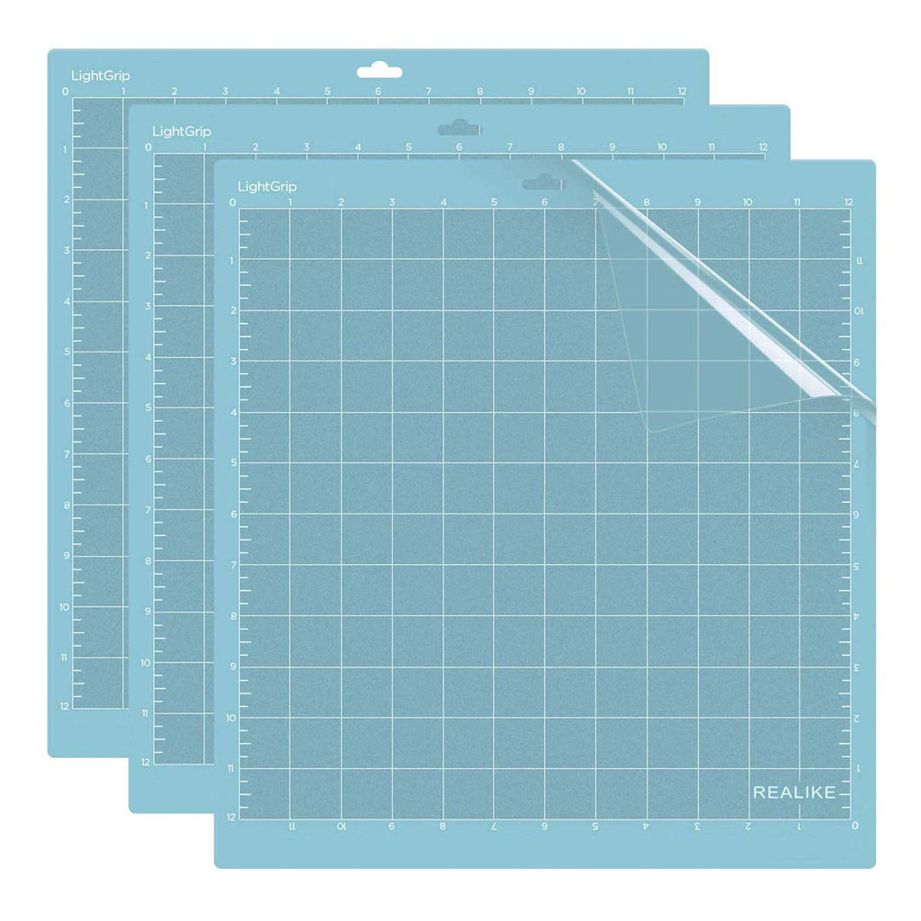 Buy now REALIKE 12x12 Cutting Mat Compatible with Cricut Maker 3/Maker 4/Maker/Explore 3/4/Air 2/Air/One(3 Mats), Gridded Adhesive Non-Slip Cut Mat for Crafts, Quilting, Sewing and All Arts (Variety) at indiglob india