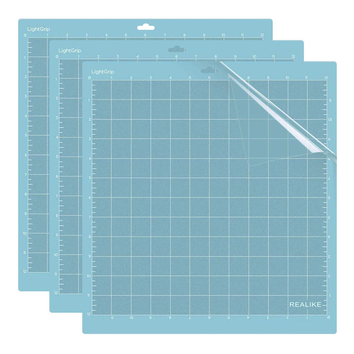 Buy now REALIKE 12x12 Cutting Mat Compatible with Cricut Maker 3/Maker 4/Maker/Explore 3/4/Air 2/Air/One(3 Mats), Gridded Adhesive Non-Slip Cut Mat for Crafts, Quilting, Sewing and All Arts (Variety) at indiglob india