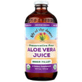Lily of the Desert Aloe Vera Juice, Inner Fillet Filtered, Organic & Preservative Free – Natural Vitamins, Digestive Enzymes for Gut Health, Glowing Skin & Wellness, 16 Fl Oz