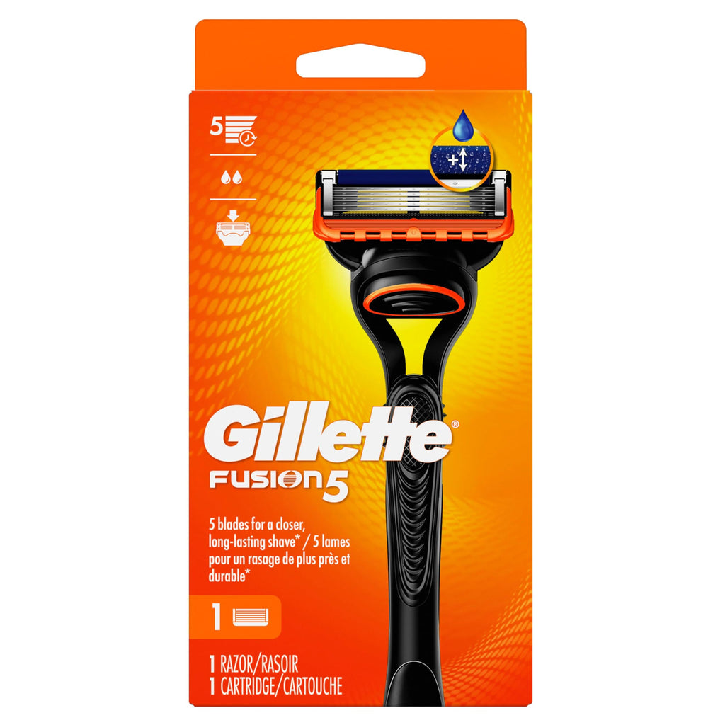 Gillette Fusion5 Razor for Men, Handle + 1 Razor Blade Refill