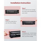 AOLIBE 137 Compatible Black Toner Cartridge Replacement for Canon 137 Toner Cartridge, Use for MF232w, MF242dw, MF212w, MF216n, MF217w, MF244dw, MF247dw, MF249dw, MF227dw Printers, 2-Pack