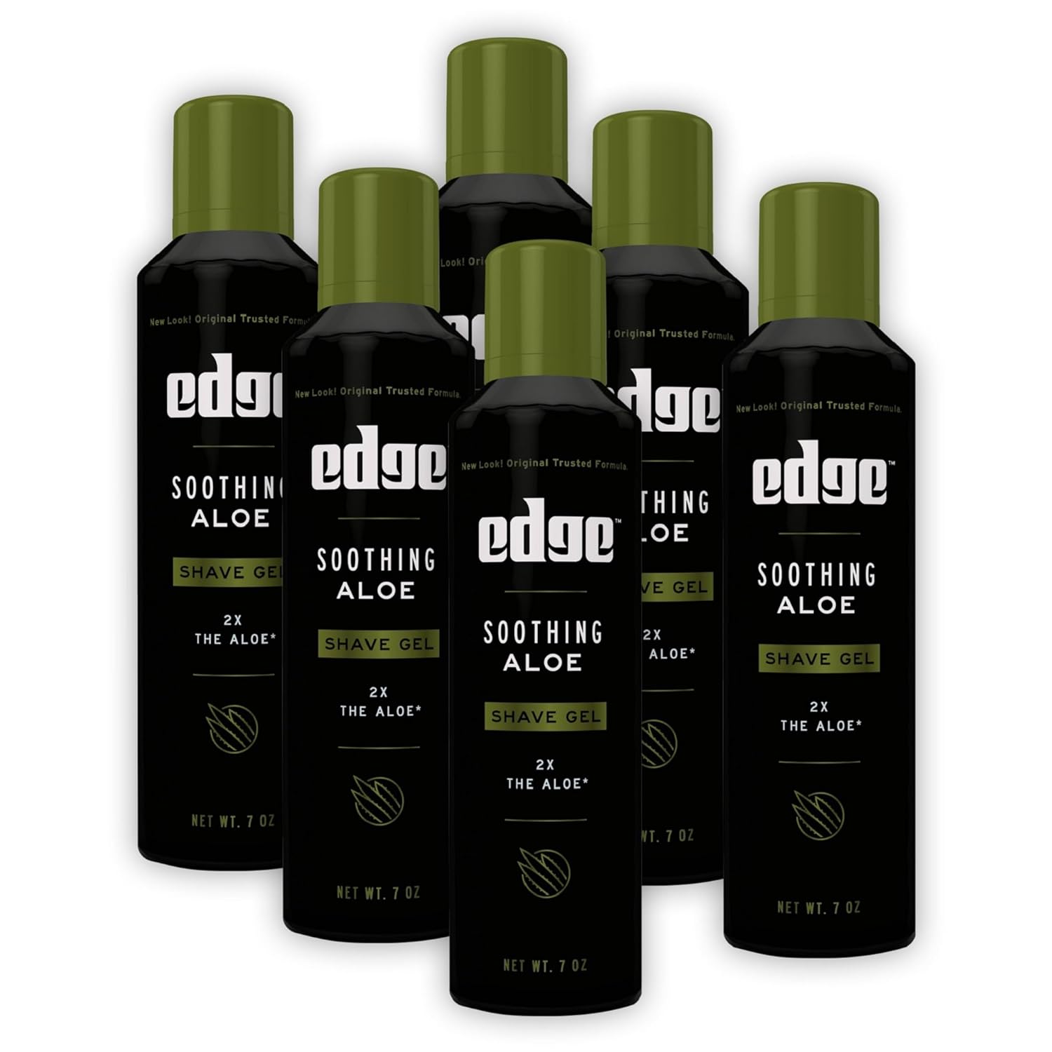 Buy now Edge Shaving Gel for Men, Soothing Aloe with Twice The Aloe, (6 Pack) - Shave Gel For Men That Moisturizes, Protects and Soothes To Help Reduce Skin Irritation at indiglob india