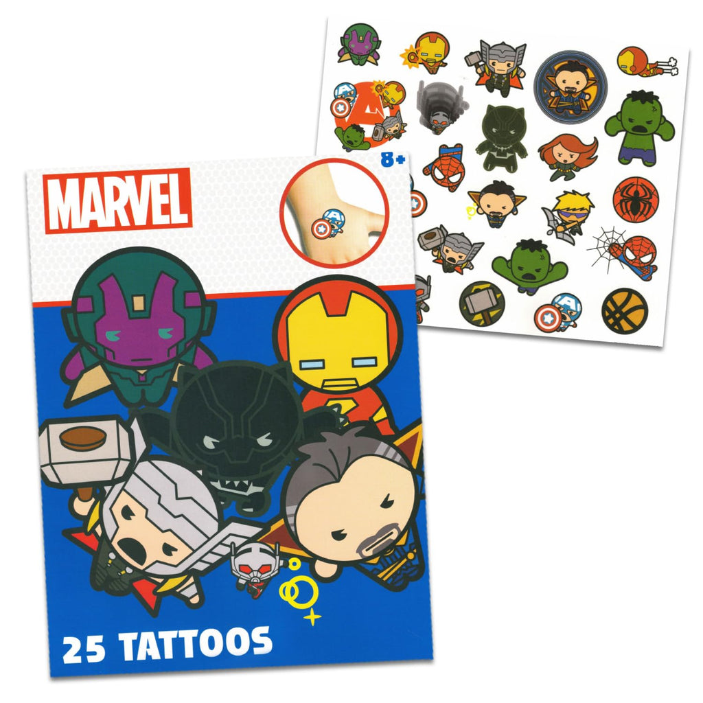 Superhero Tattoos Ultimate Bundle, 150 Pcs