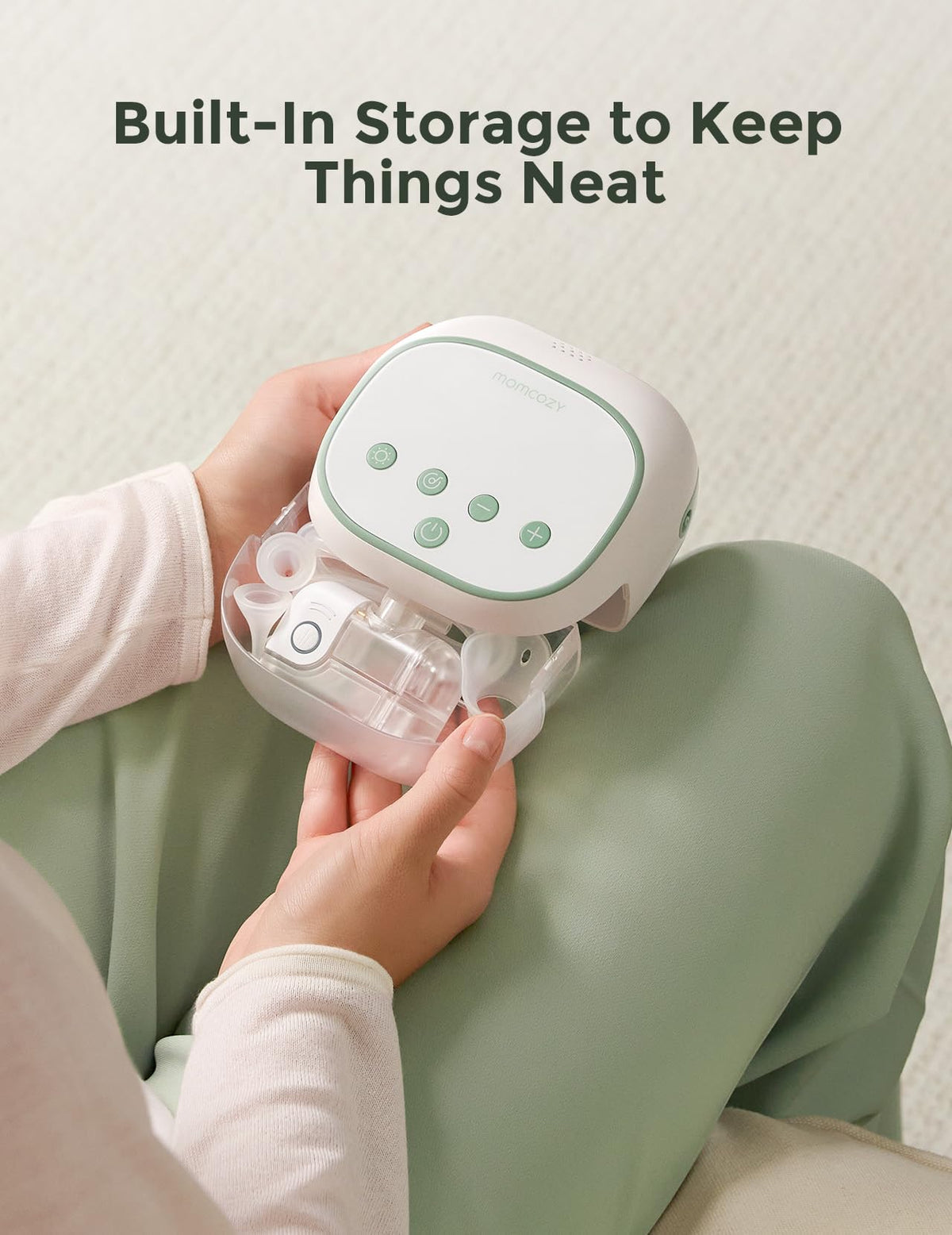 Momcozy BreezyClear Pro™ Nasal Aspirator for Baby, 75 kPa, 9 Levels