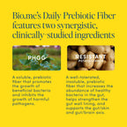 Bio.me Daily Prebiotic Fiber with Electrolytes - Lemonade, 30 Servings | 7g per serving, soluble fiber supplement for digestive health & gut health, hydrating formula, GLP-1 friendly, sugar free