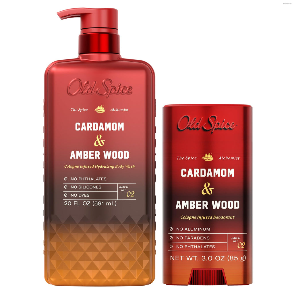Old Spice Body Wash for Men, The Spice Alchemist Collection, 24/7 Cologne Infused Hydration, No Trade Off Formula, Free of Phthalates Silicones & Dyes, Cashmere + Vanilla Wood Scent, 20 oz
