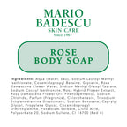 Mario Badescu Rose Body Soap | For a Pampered, Refreshed, and Hydrated Skin | Scented with the Sweetest Hint of Floral | Shower Gel for Daily Use | 8 fl. oz.