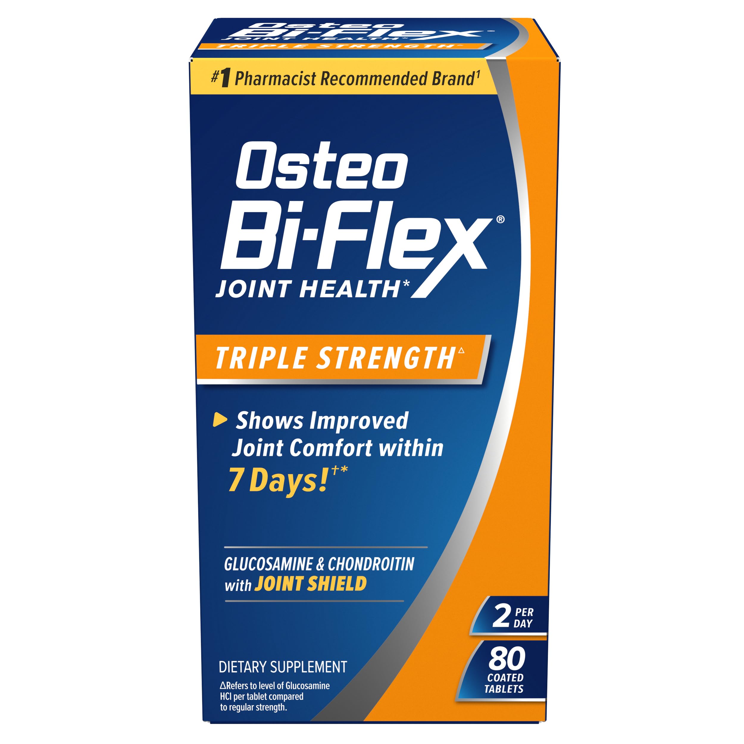 Osteo Bi-Flex Triple Strength Glucosamine Chondroitin Supplement, 120 Count | Improve Joint Function, Strength, Flexibility, Mobility, 120 Coated Tablets