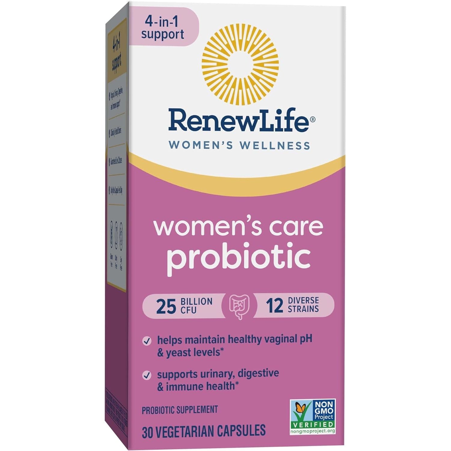 Buy now Renew Life Women's Probiotic Capsules, Supports pH Balance for Women, Vaginal, Urinary, Digestive and Immune Health, L. Rhamnosus GG, Dairy, Soy and Gluten-Free, 25 Billion CFU - 30 Ct at indiglob india