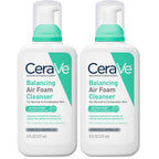 CeraVe Air Foam Face Wash, Hydrating Facial Cleanser, Combination Skin, 8oz | Foaming Facial Cleanser That Balances Combination Skin, Delivering 8-Hour Oil Control and 24-Hour Hydration