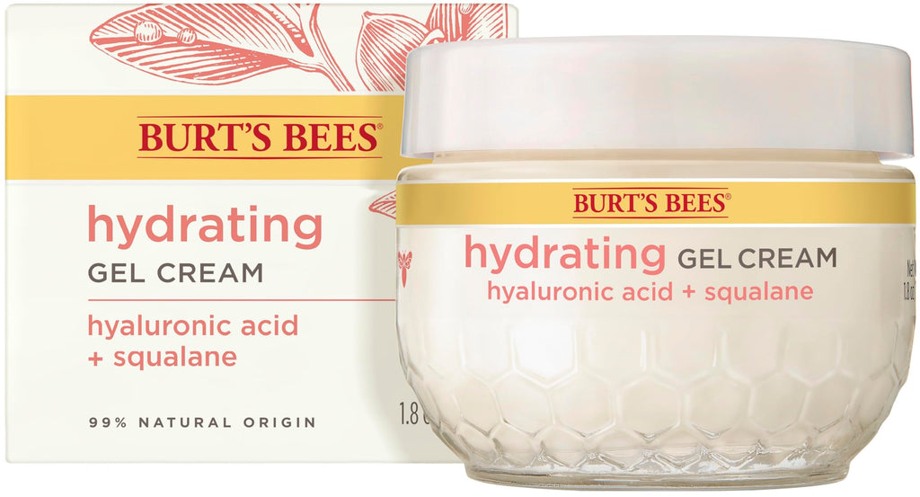 Buy now Burt's Bees Truly Glowing Replenishing Gel Cream, Moisturizer with Hydrate and Glow Complex for Normal and Combination Skin, 1.8 Fluid Ounces (Packaging May Vary) at indiglob india