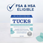 Buy now TUCKS Medicated Cooling Pads, 100 Count â€“ Pads with Witch Hazel, Cleanses Sensitive Areas, Protects from Irritation, Hemorrhoid Treatment, Medicated Pads Used By Hospitals at indiglob india
