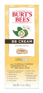 Buy now Burt's Bees BB Cream With SPF 15, Broad-Spectrum Sunscreen Tinted Lotion for All Skin Types, 98.9 Percent Natural Origin Skin Care, Light, 1.7 oz. Tube at indiglob india