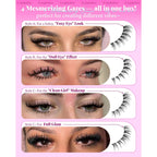 Premium imported Calphdiar Bottom Lash Clusters, perfect for sultry, doll-like, clean, or full glam eye styles.