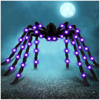 Transform your Halloween with this Jumbo Halloween Light up Spider, a premium import available at Curat Cart, perfect for festive displays.