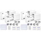 Anzero Ear Piercing Kit, Disposable Ear Piercing Gun with 5MM CZ Studs | Sterile Packed, 316L CZ Studs, Painless Quick Piercing, Easy and Safe, Home Self-Use, Suitable for Women, Men and Girls