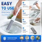 Effortlessly clean your toilet with the Pumice Stone Toilet Bowl Cleaner. High-quality design ensures effective stain removal. Available at Curat Cart.