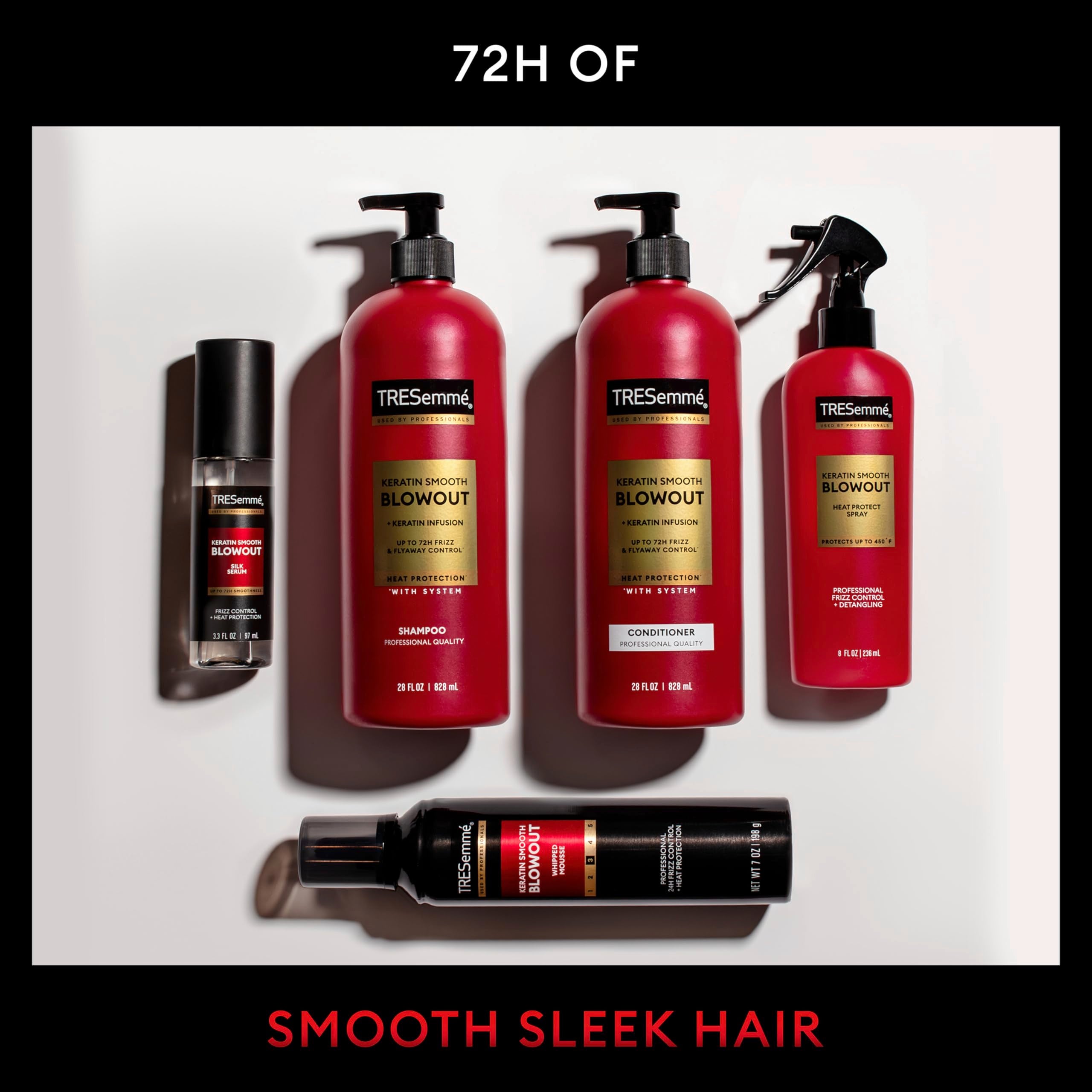 TRESemmé Anti-Frizz Flexible Hold Finishing Spray Keratin Smooth 7 oz | Weightless hair spray, finishing spray, smooth finish, Frizz control